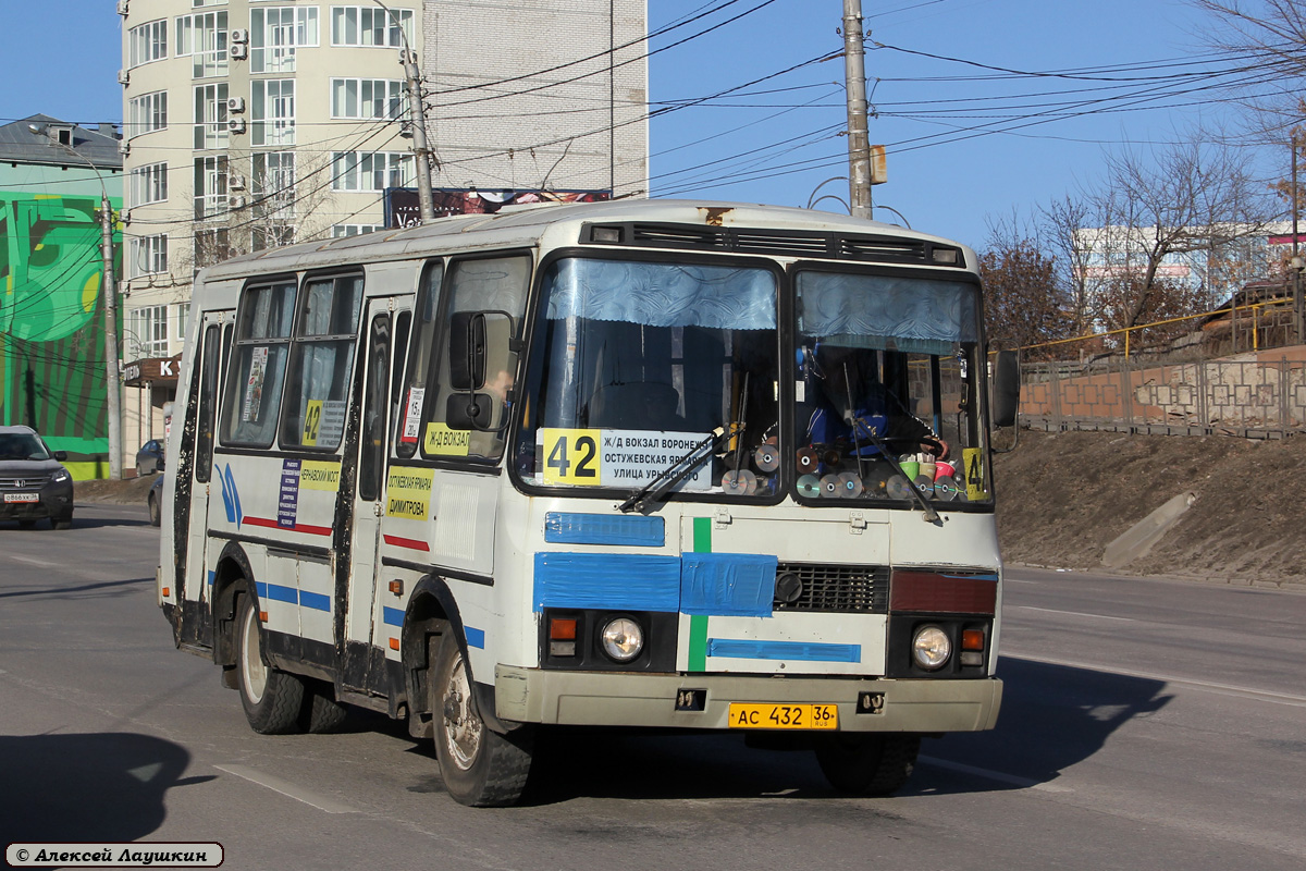 Воронежская область, ПАЗ-32054 № АС 432 36