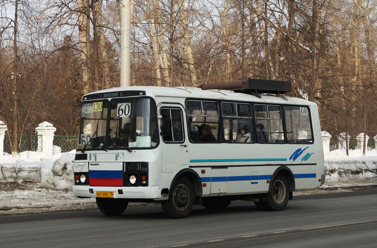 Tomsk region, PAZ-32054 # ВС 492 70