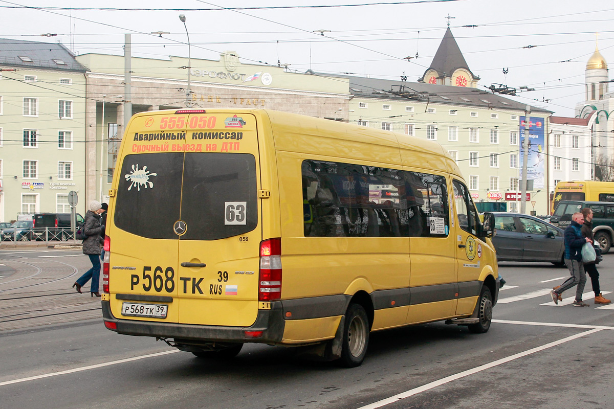 Калининградская область, Луидор-223610 (MB Sprinter) № 058