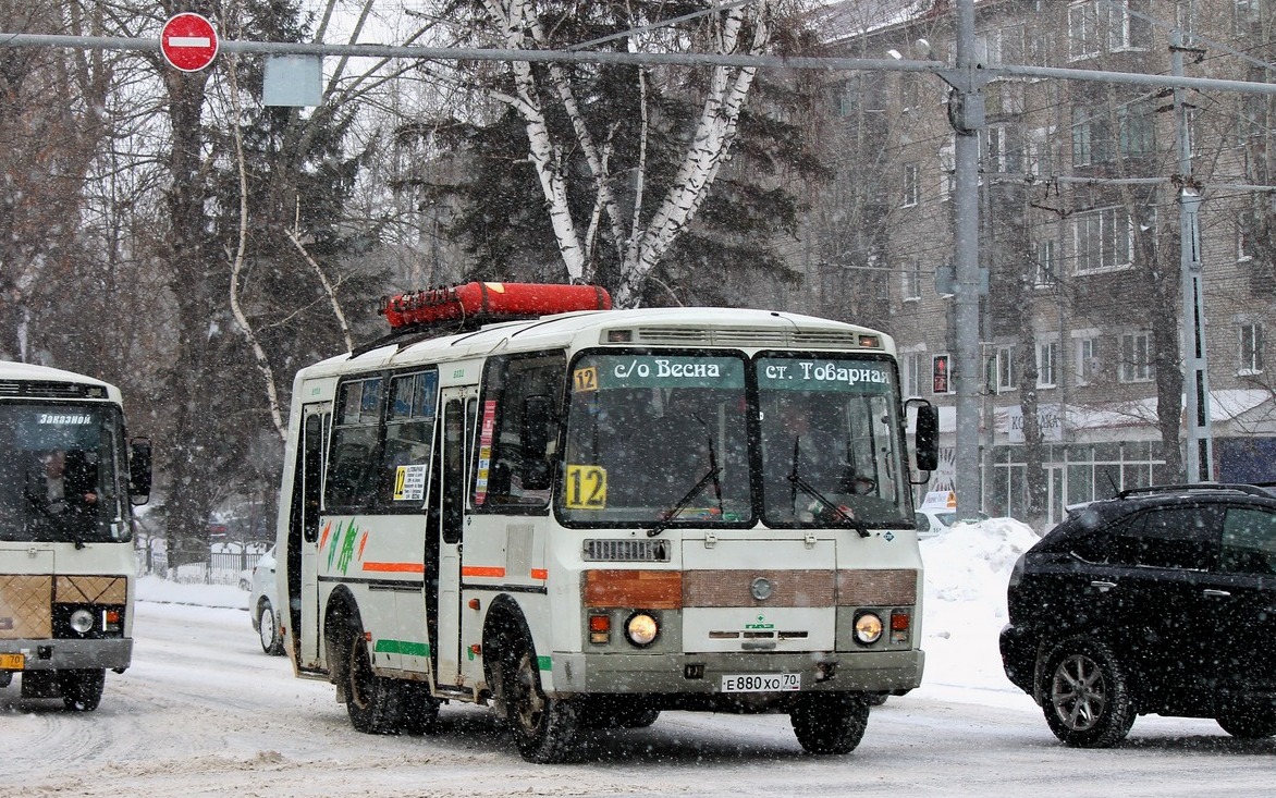 Томская область, ПАЗ-32054 № Е 880 ХО 70