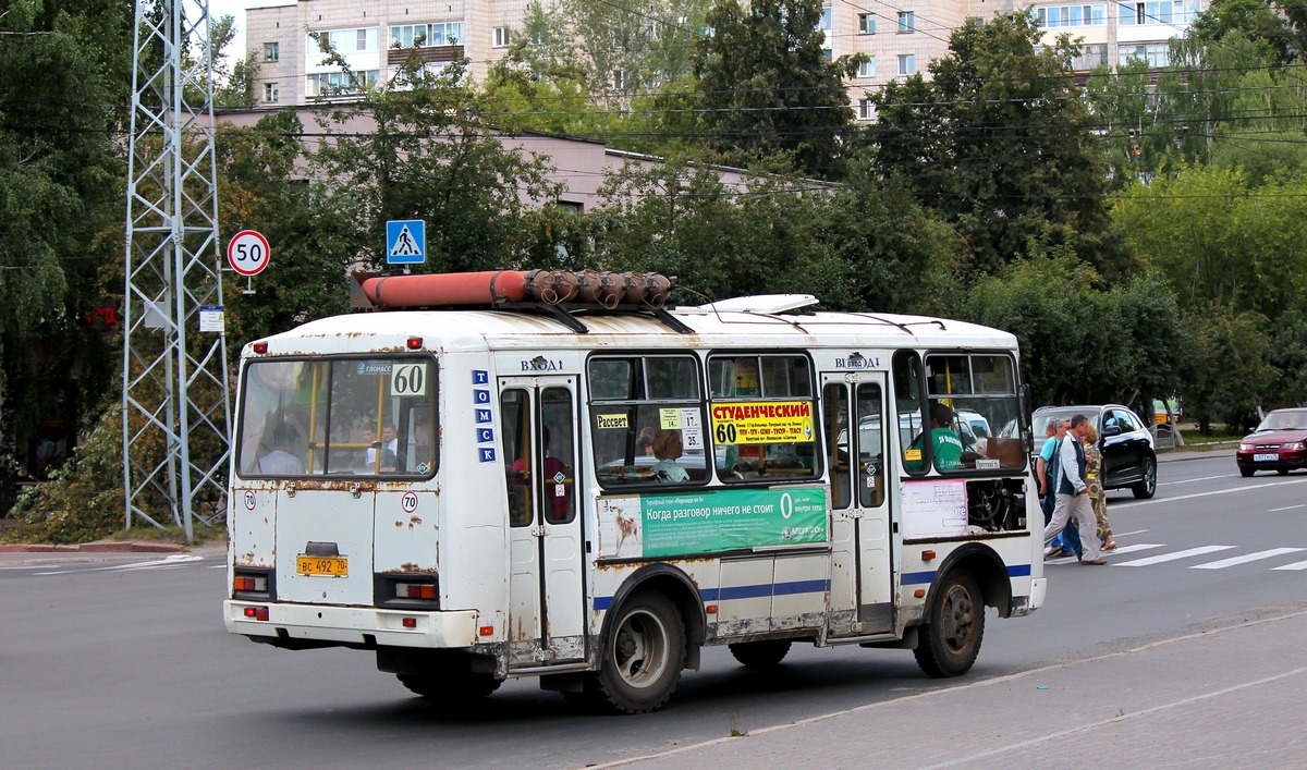 Томская вобласць, ПАЗ-32054 № ВС 492 70