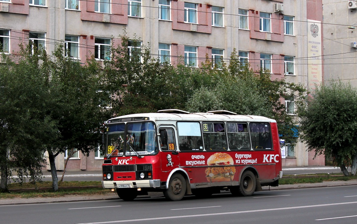 Томская область, ПАЗ-32054 № К 998 КР 70