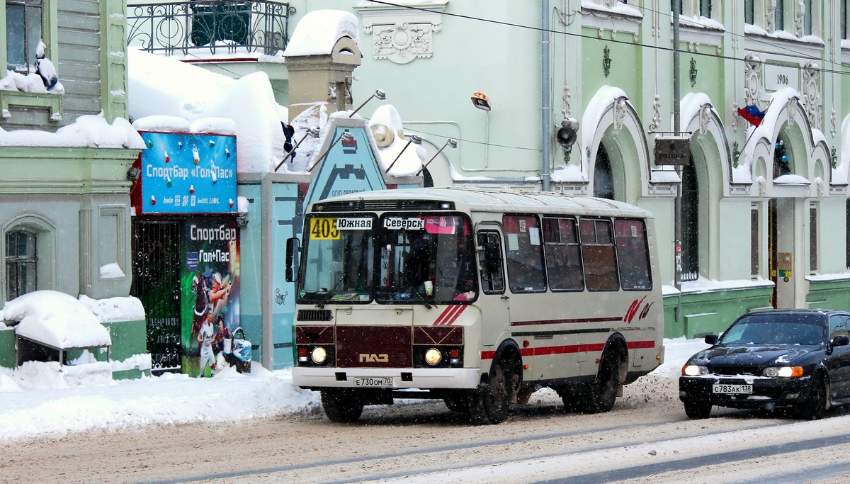 Томская область, ПАЗ-32051-110 № Е 730 ОМ 70