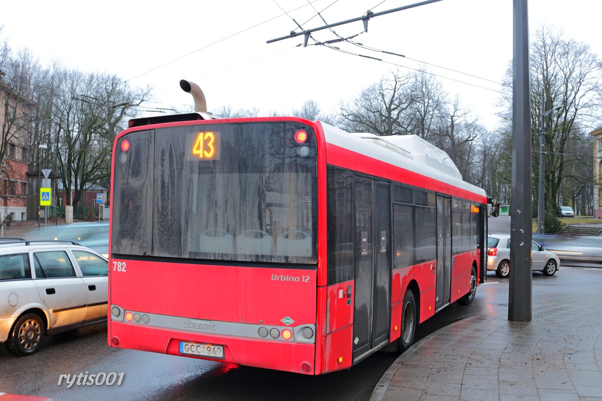 Литва, Solaris Urbino III 12 CNG № 782