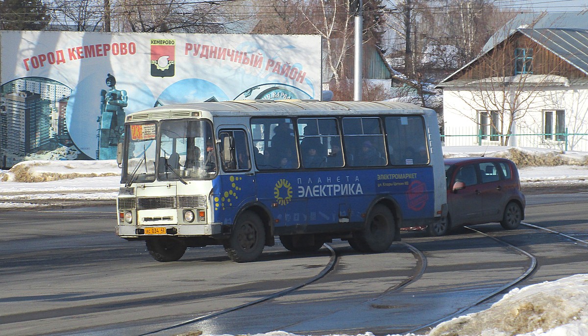 Кемеровская область - Кузбасс, ПАЗ-32054-07 № 034