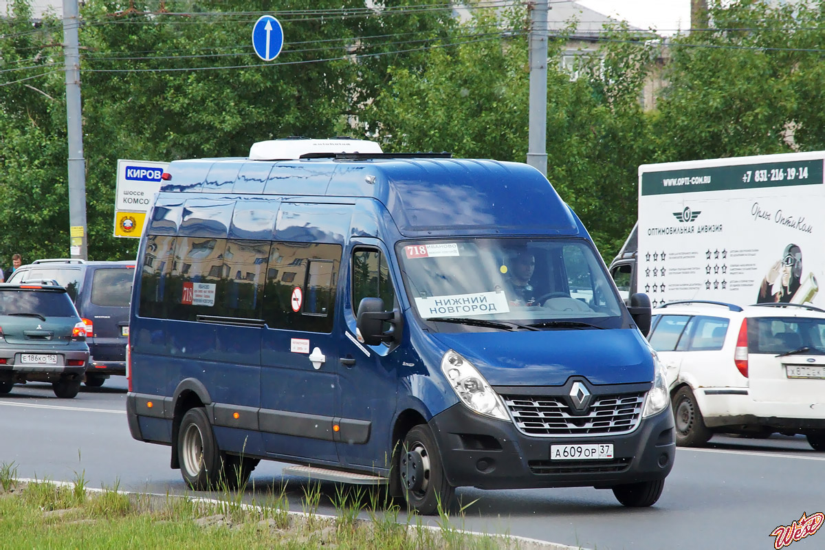 Ивановская область, Луидор-224004 (Renault Master) № А 609 ОР 37 — Фото —  Автобусный транспорт