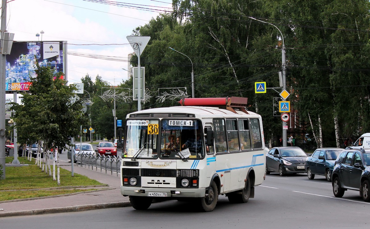 Томская область, ПАЗ-32054 № К 450 ЕС 70