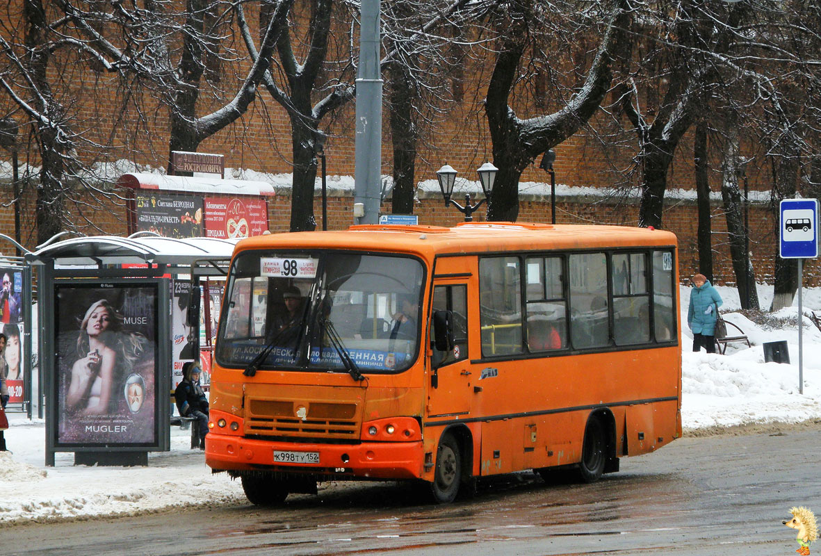 Нижегородская область, ПАЗ-320402-05 № К 998 ТУ 152