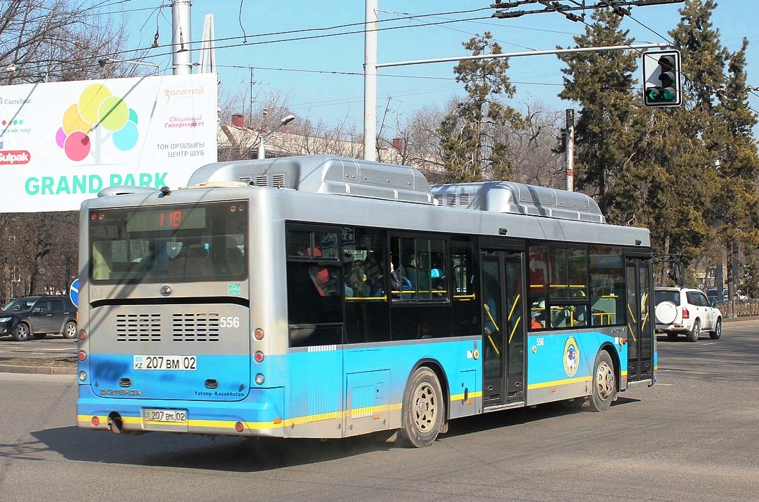 Алматы, Yutong ZK6118HGA № 556