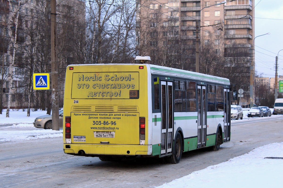 Санкт-Петербург, ЛиАЗ-5293.53 № 314