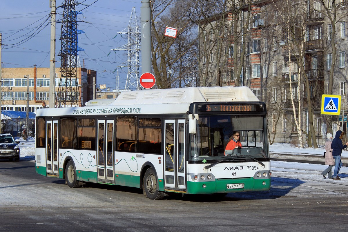 Санкт-Петербург, ЛиАЗ-5292.71 № 7505