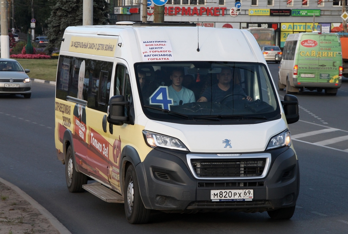 Тверская область, Нижегородец-2227SK (Peugeot Boxer) № М 820 РХ 69