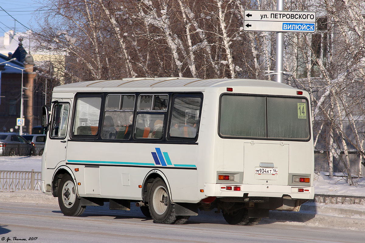 Sahas Republika (Jakutija), PAZ-32053 № М 934 КТ 14