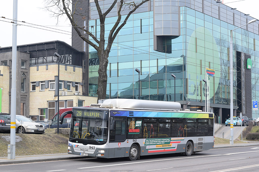 Литва, MAN A21 Lion's City NL273 CNG № 943