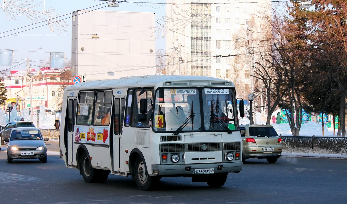 Томская область, ПАЗ-32054 № К 448 ЕМ 70