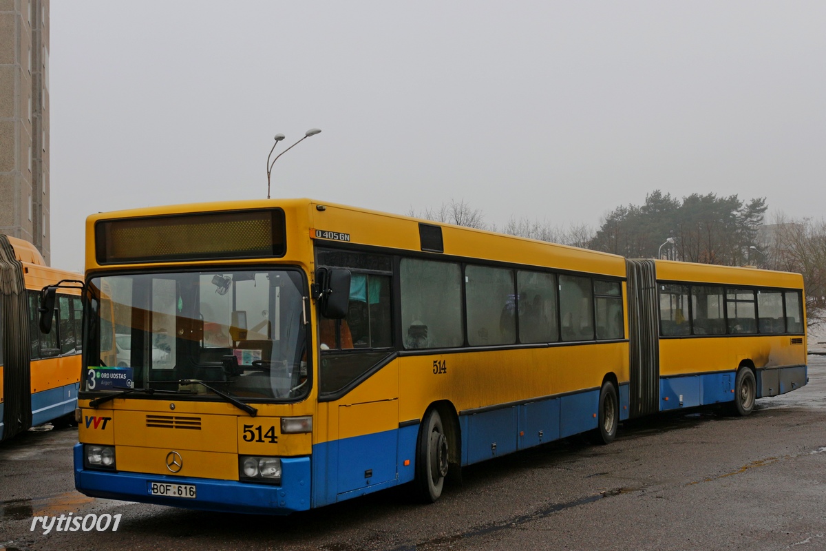 Литва, Mercedes-Benz O405GN № 514