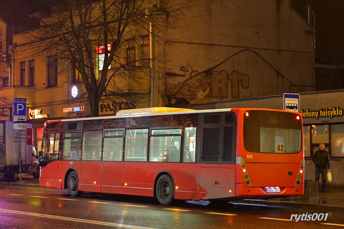 Литва, Van Hool New A330 № 850