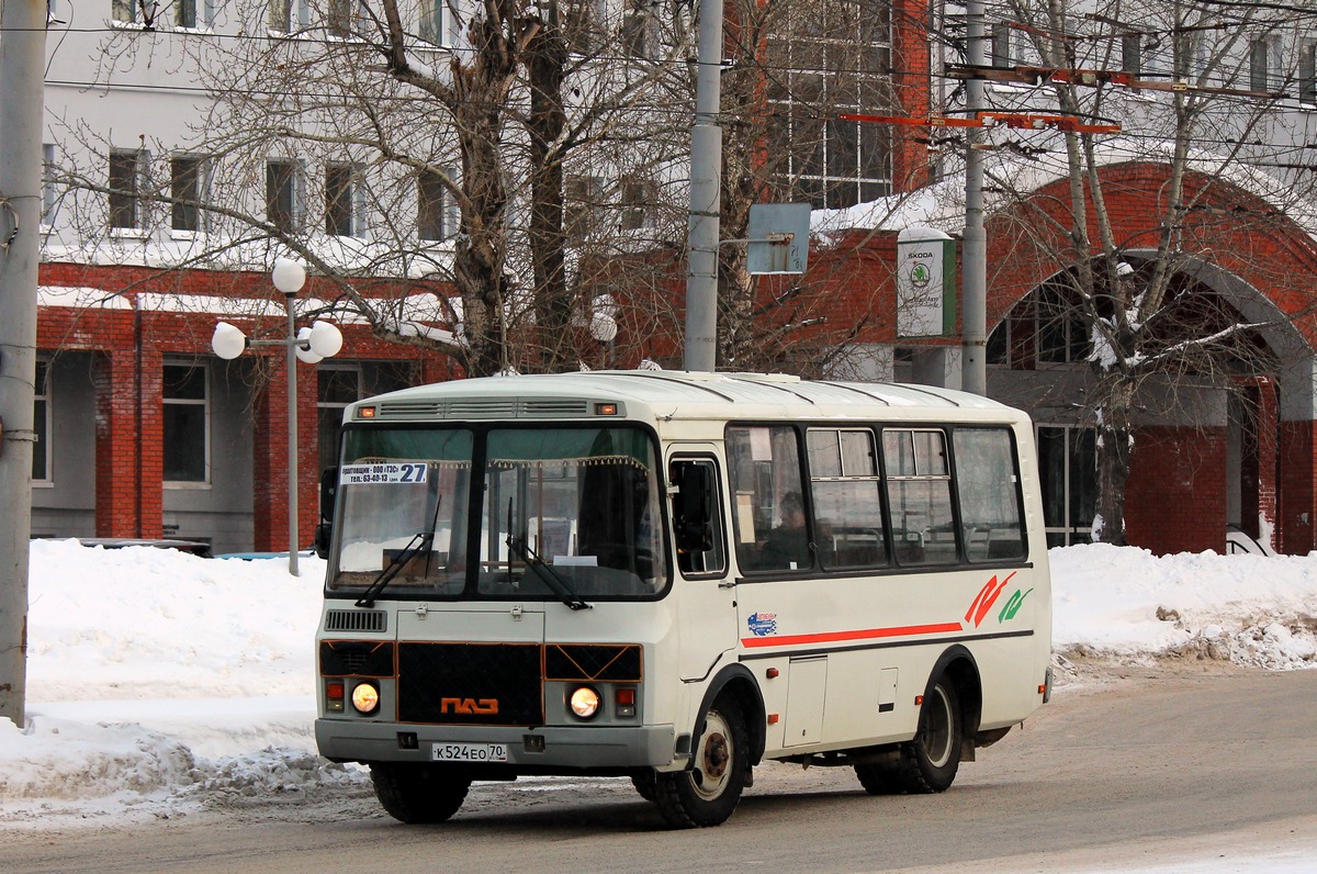 Томская область, ПАЗ-32054 № К 524 ЕО 70