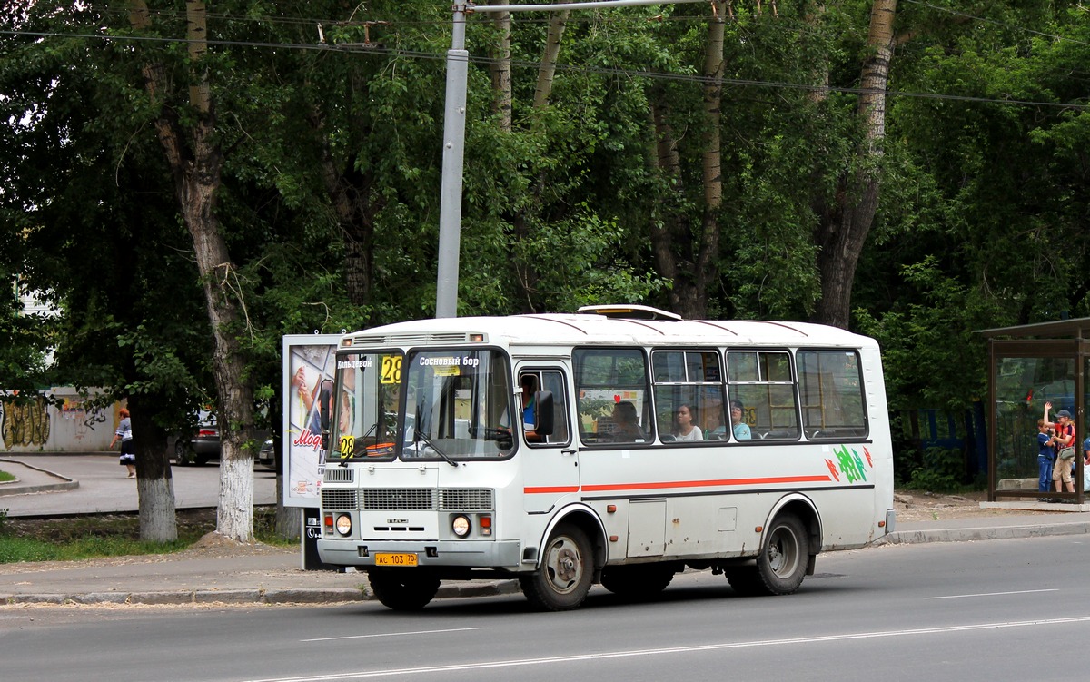 Томская область, ПАЗ-32054 № АС 103 70