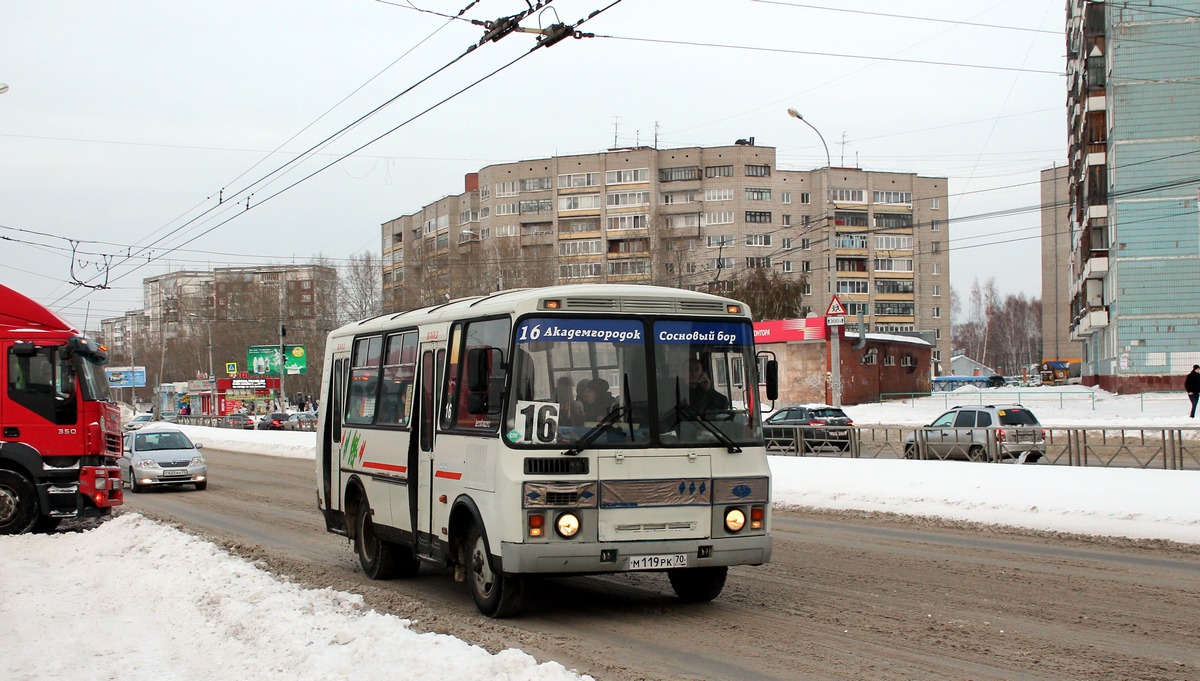 Томская область, ПАЗ-32054 № М 119 РК 70