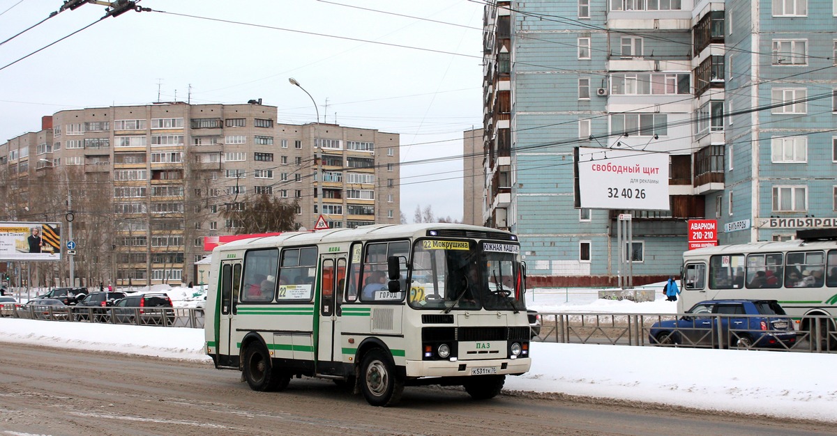 Томская область, ПАЗ-32054 № К 531 ТК 70