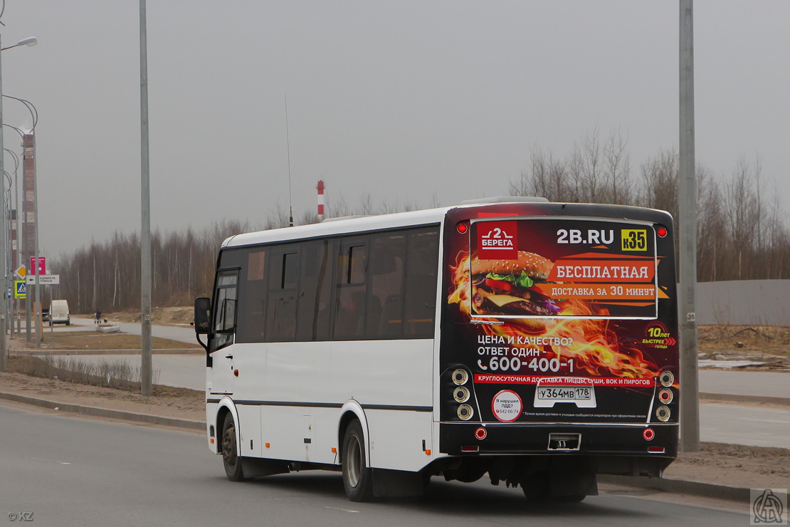 Санкт-Петербург, ПАЗ-320414-05 "Вектор" (1-2) № У 364 МВ 178