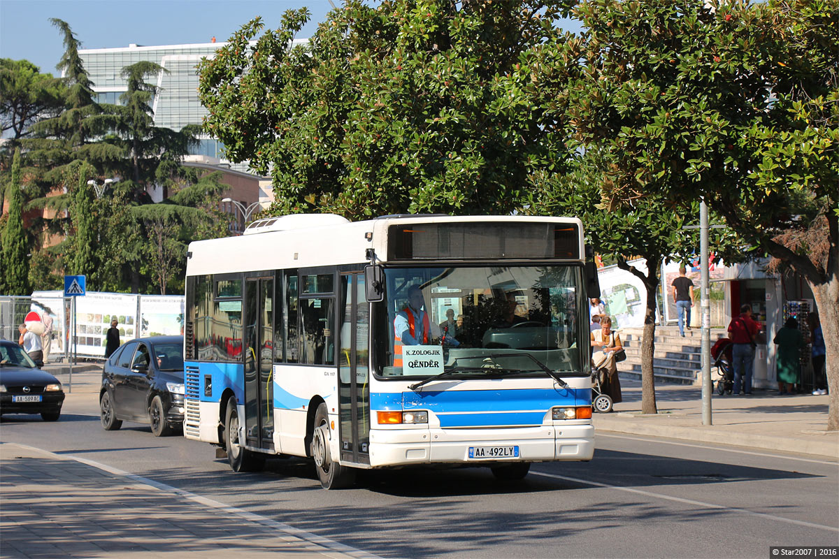 Албания, Heuliez GX117 № AA-492LY
