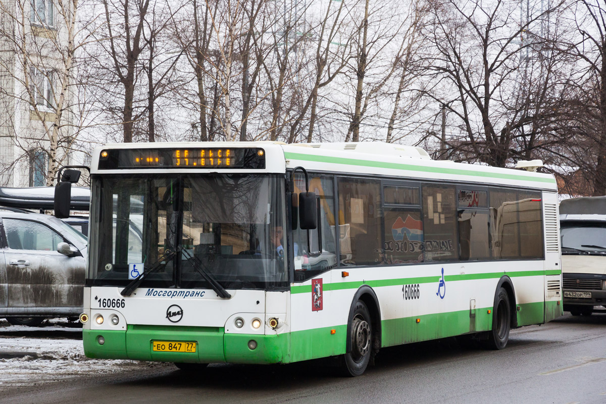 Moskau, LiAZ-5292.22 (2-2-2) Nr. 160666