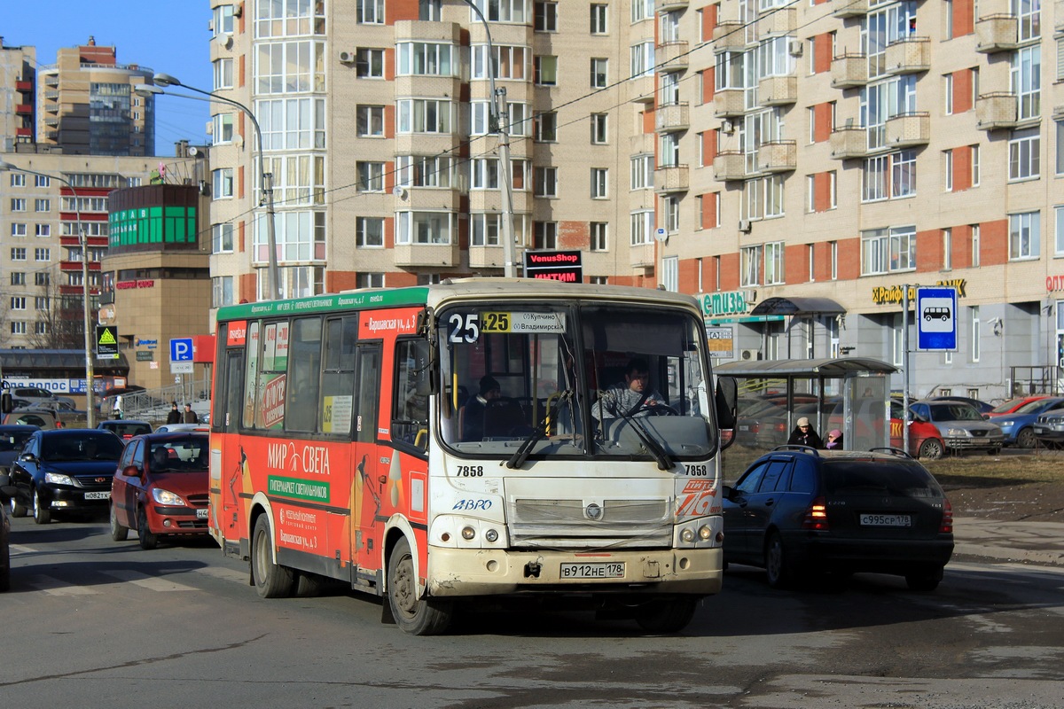 Санкт-Петербург, ПАЗ-320412-05 № 7858