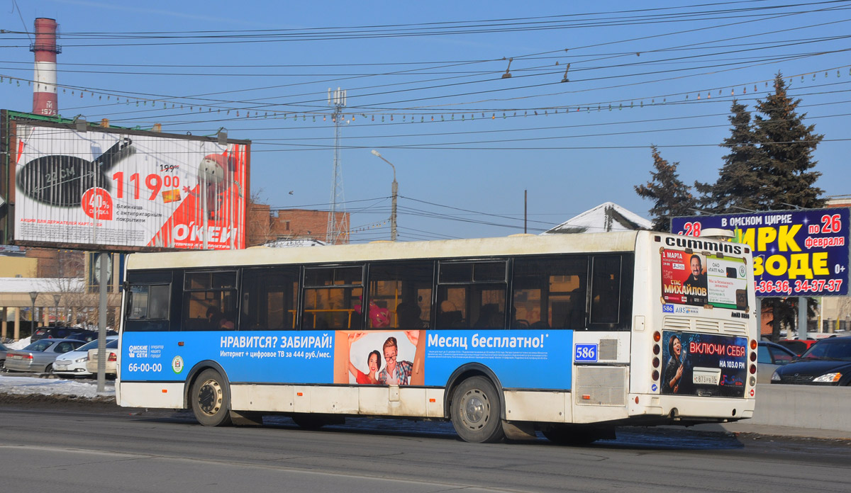 Omsk region, LiAZ-5256.53 № 586