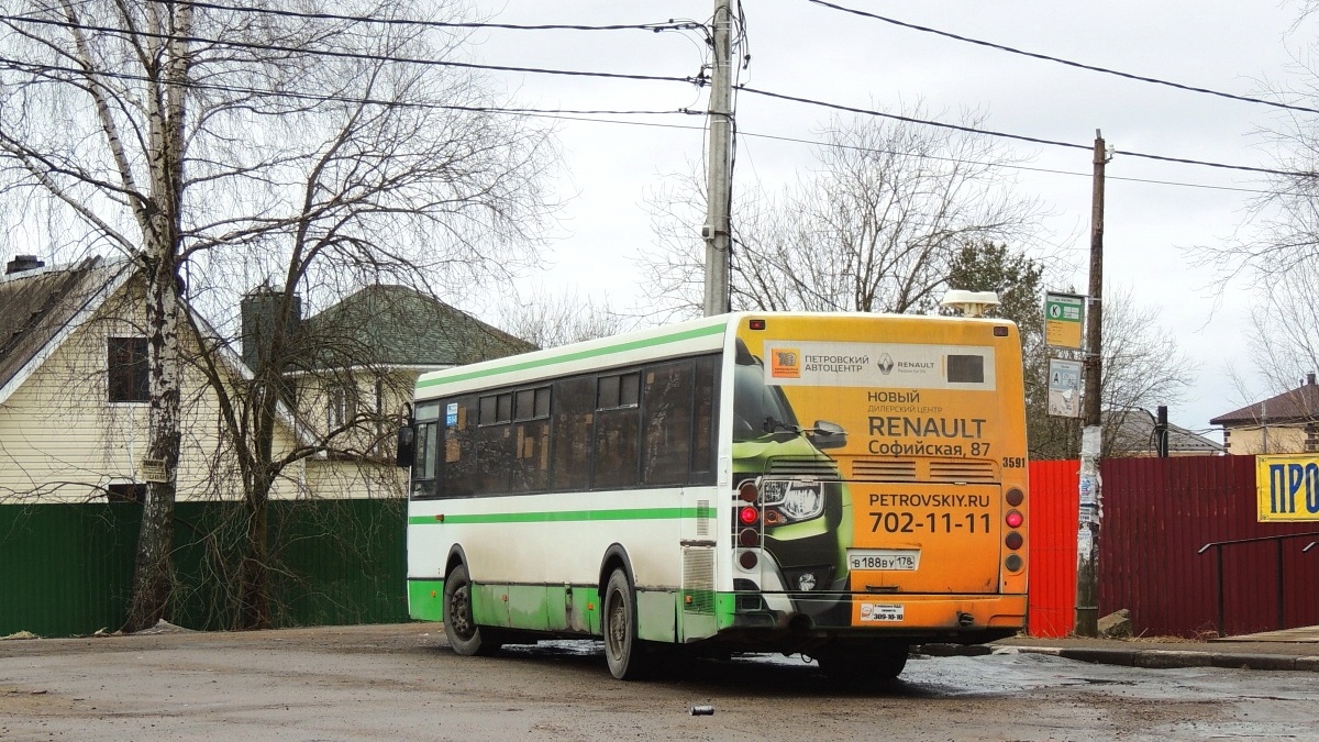 Санкт-Петербург, ЛиАЗ-5293.53 № 3591