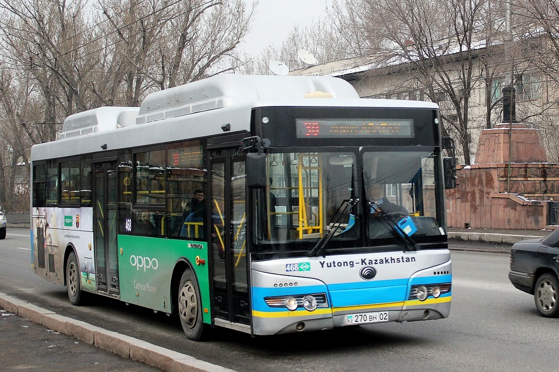 Алматы, Yutong ZK6118HGA № 468