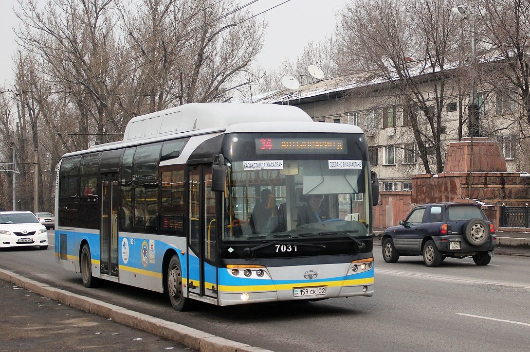 Алматы, Guilin Daewoo GDW6126CNG (СемАЗ) № 7031