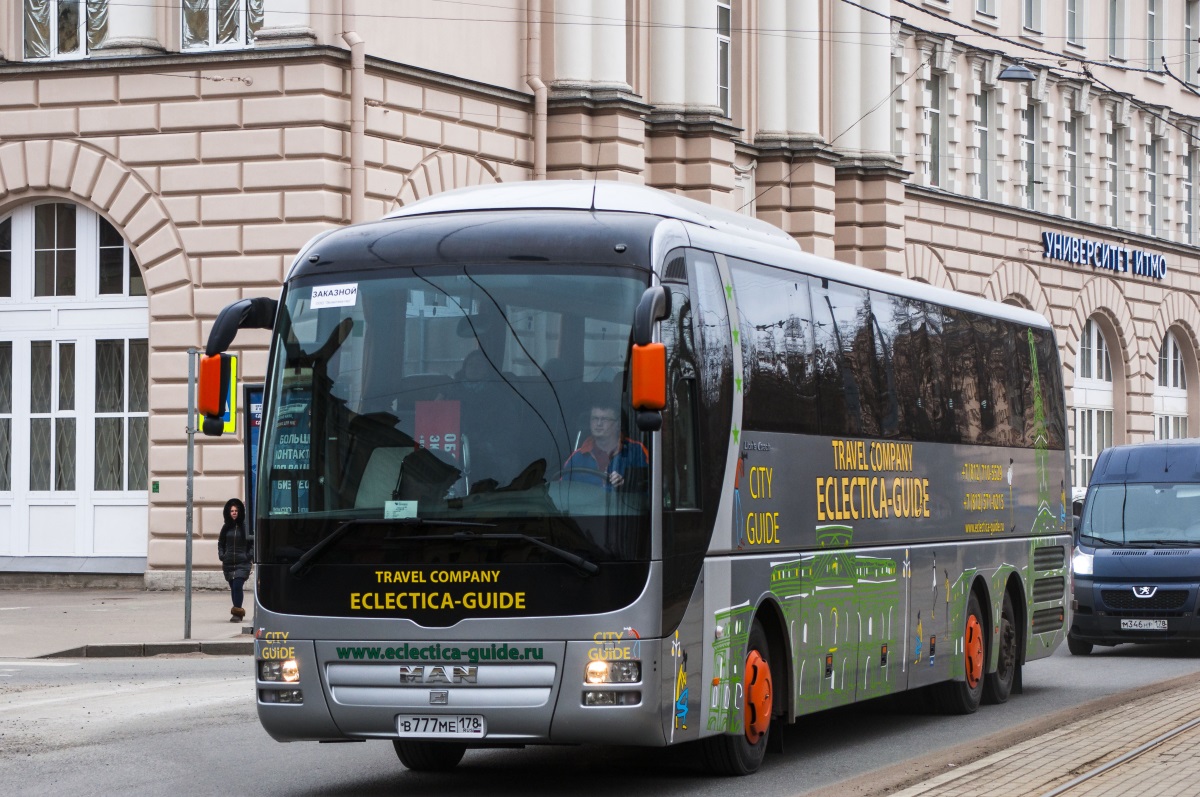 Sankt Petersburg, MAN R08 Lion's Coach L RHC444 L Nr. В 777 МЕ 178