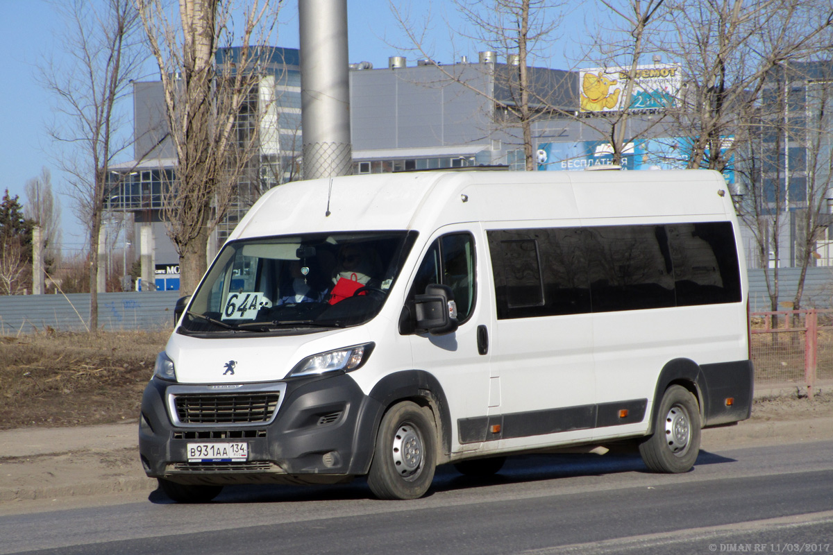 Волгоградская область, Нижегородец-2227SK (Peugeot Boxer) № В 931 АА 134