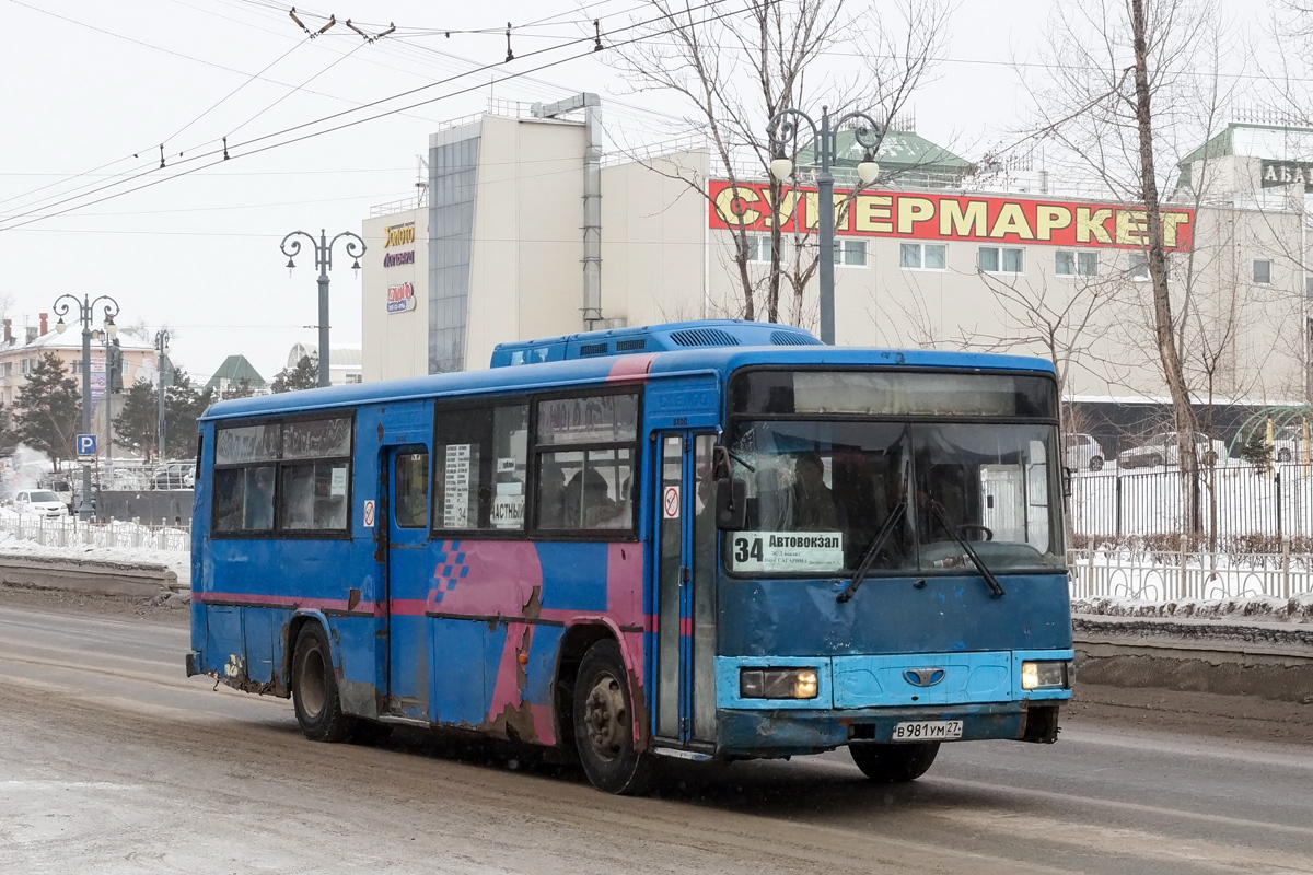 Хабаровский край, Daewoo BS106 Royal City (Busan) № В 981 УМ 27