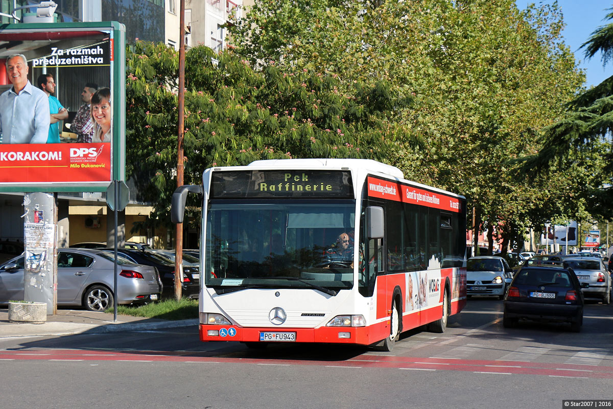 Черногория, Mercedes-Benz O530 Citaro № PG FU943