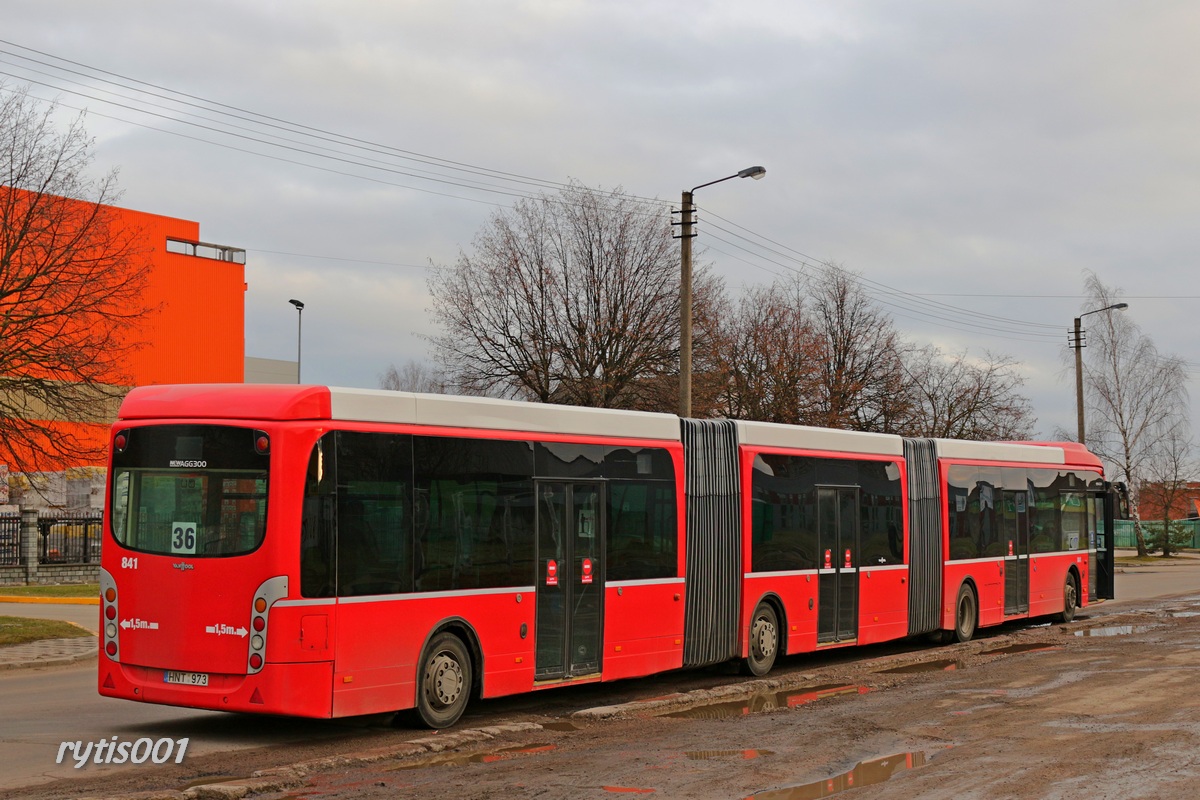 Литва, Van Hool New AGG300 № 841