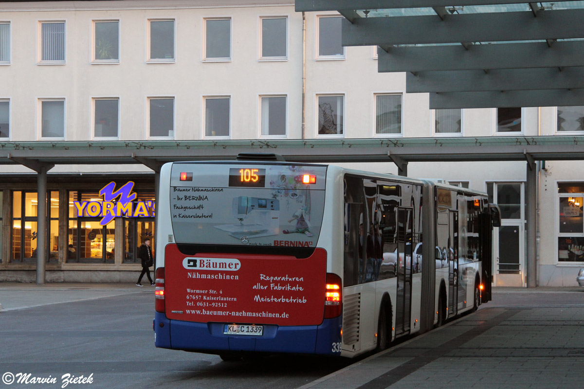 Рейнланд-Пфальц, Mercedes-Benz O530G Citaro facelift G № 339