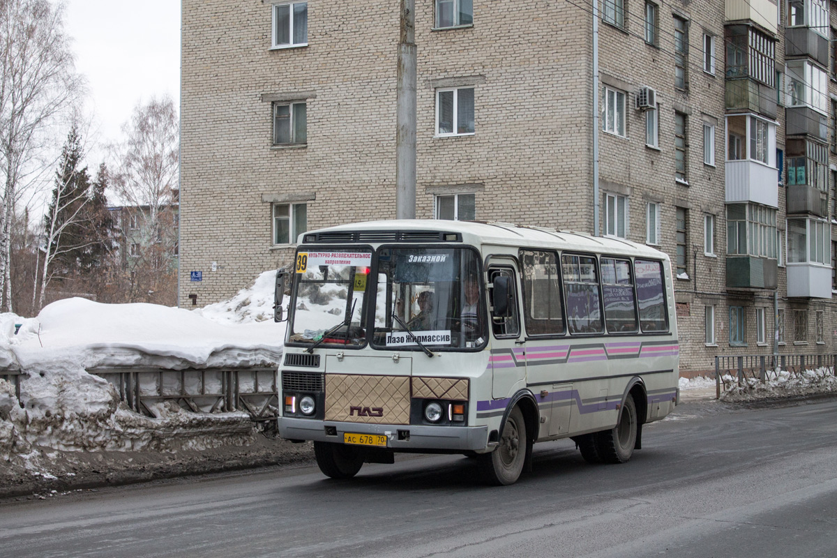 Томская область, ПАЗ-32051-110 № АС 678 70