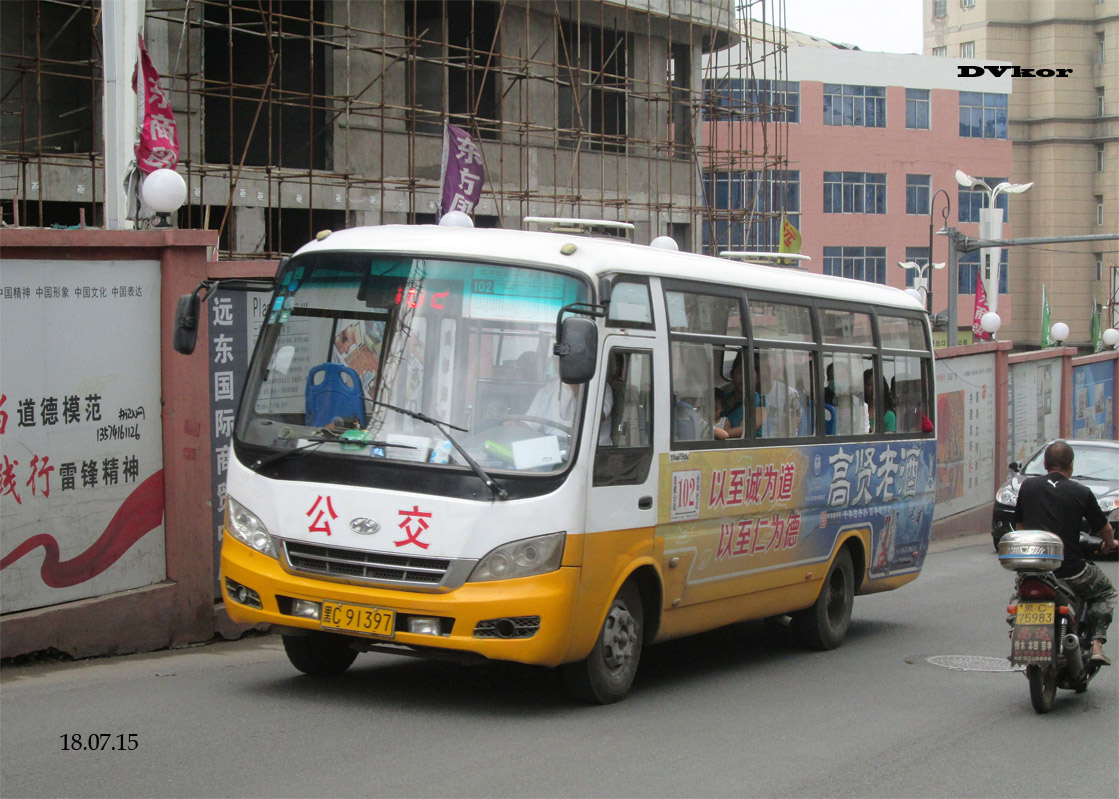 Китай, Heke JAC HK6738G № 黑C 91397
