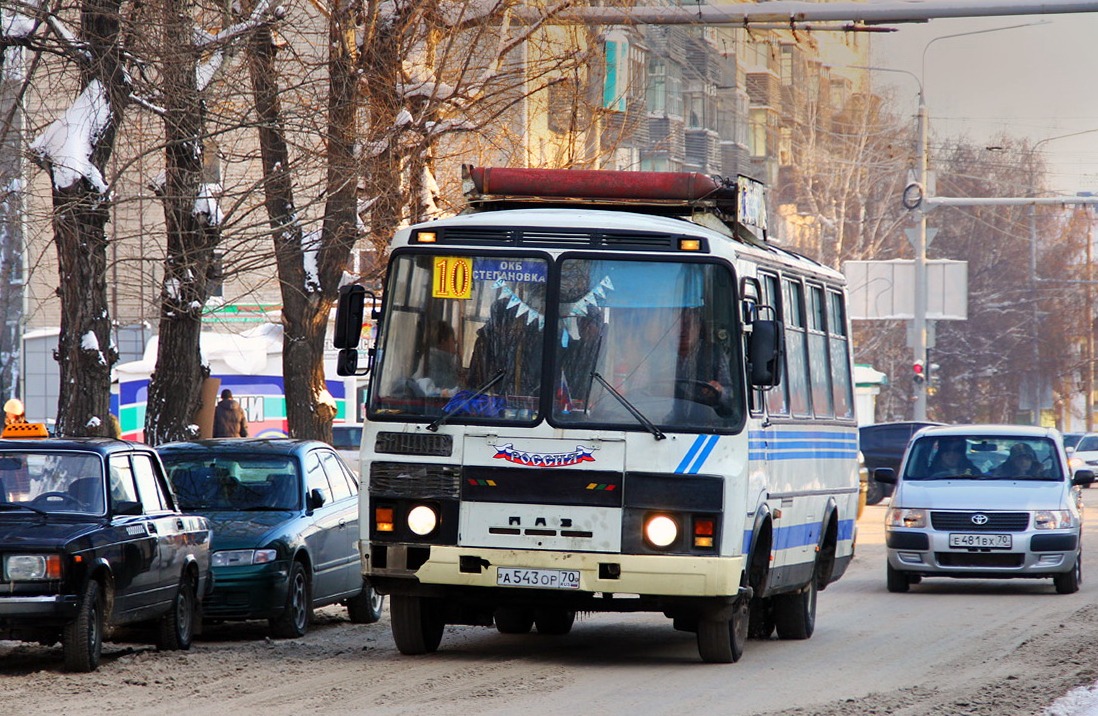 Томская область, ПАЗ-3205-110 № А 543 ОР 70