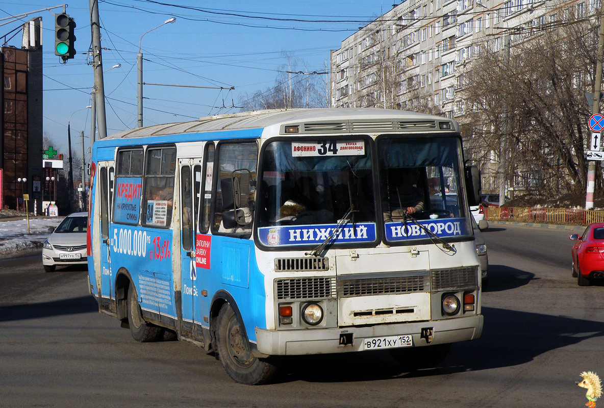 Нижегородская область, ПАЗ-32054 № В 921 ХУ 152