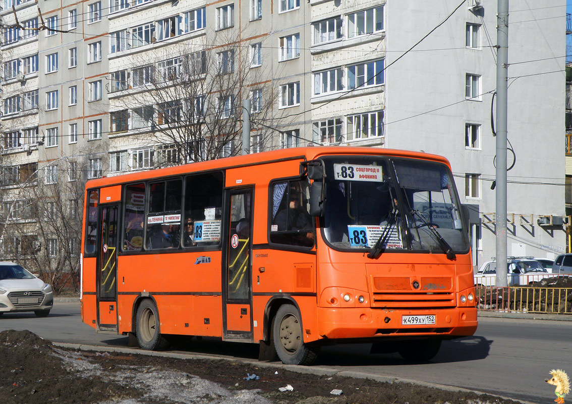 Нижегородская область, ПАЗ-320402-05 № К 499 ХУ 152