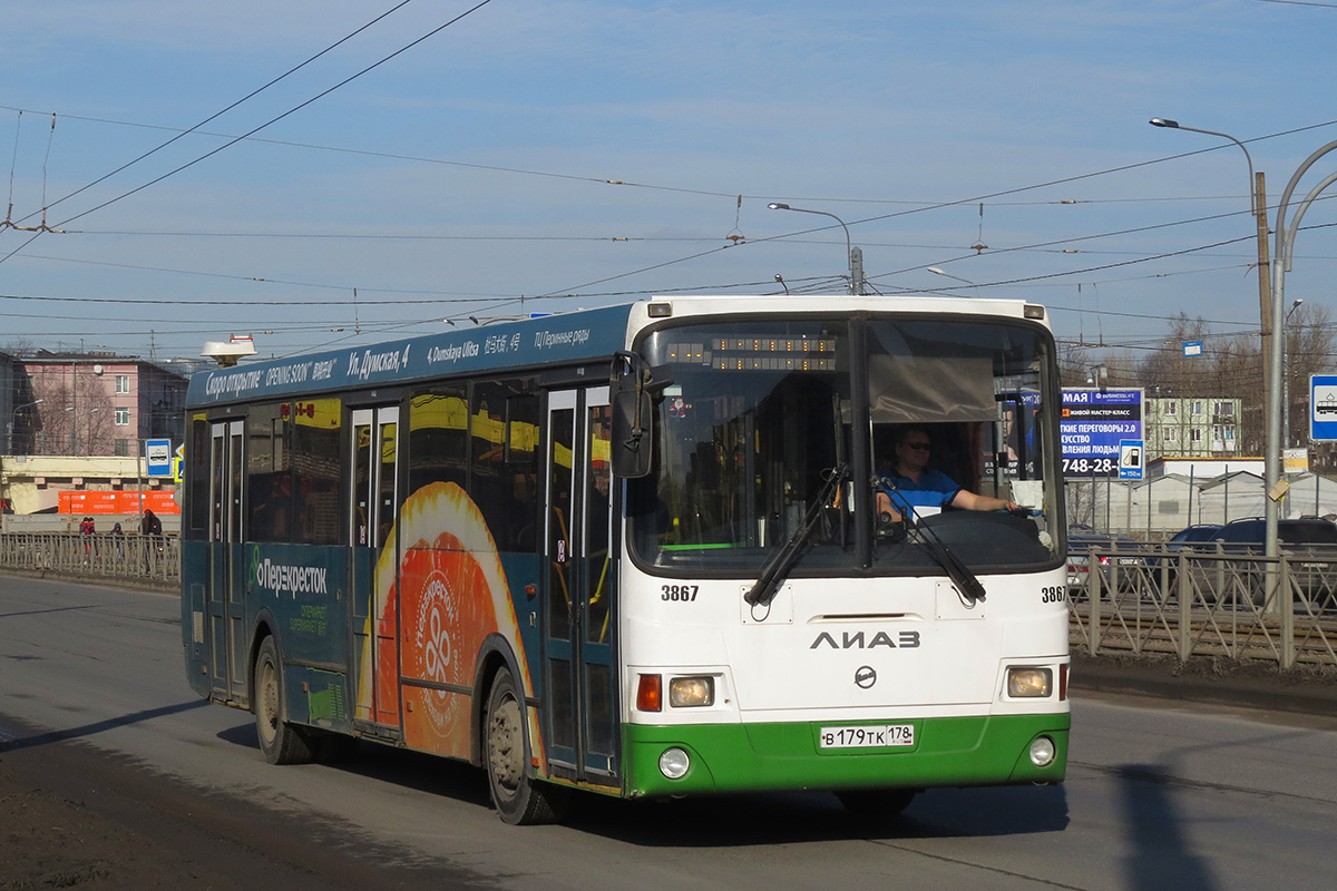 Санкт-Петербург, ЛиАЗ-5293.60 № 3867