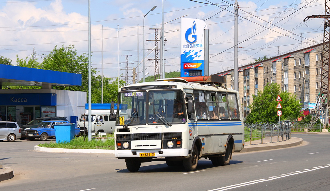 Томская область, ПАЗ-32054 № АС 581 70