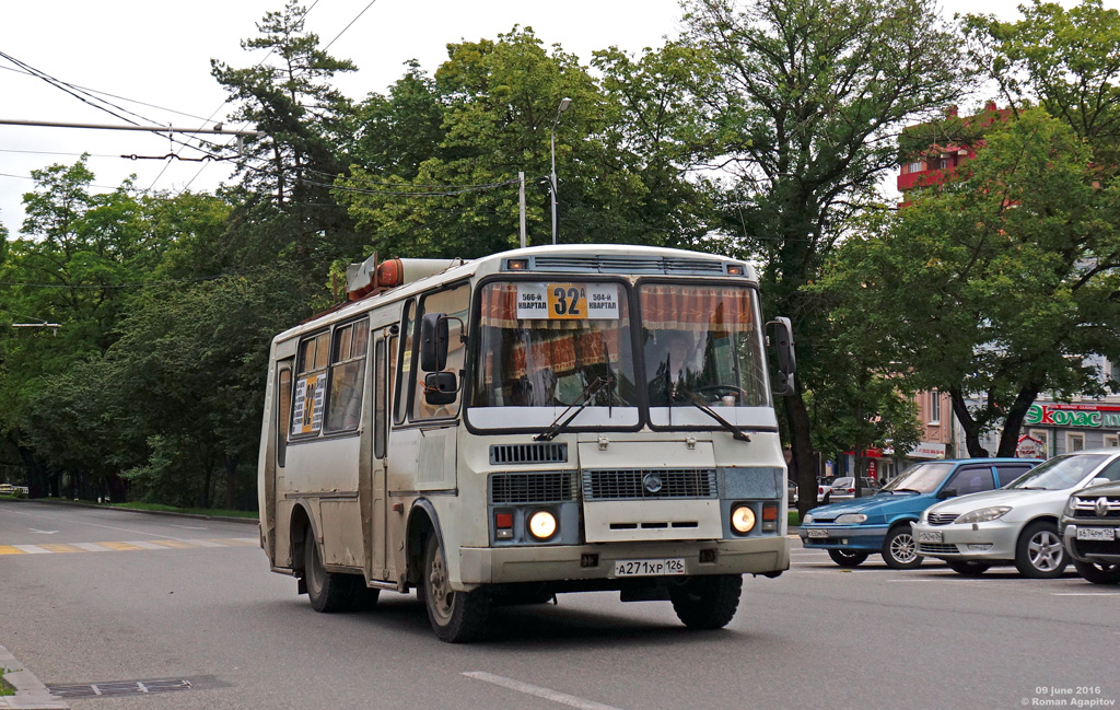 Ставропольский край, ПАЗ-32054 № А 271 ХР 126