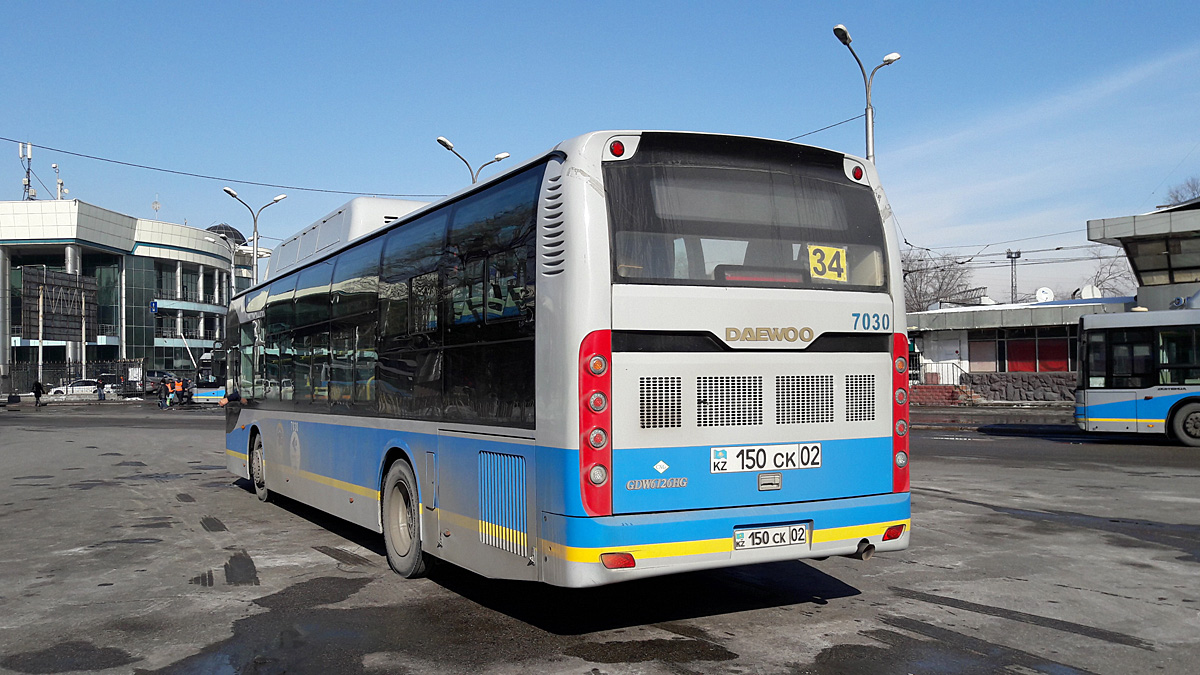 Алматы, Guilin Daewoo GDW6126CNG (СемАЗ) № 7030