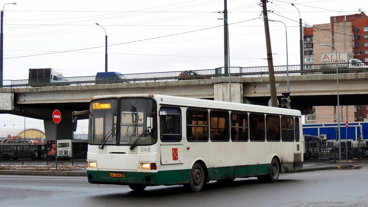 Санкт-Петербург, ЛиАЗ-5256.25 № 2160