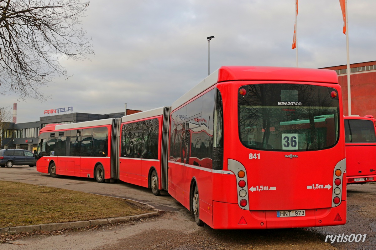 Литва, Van Hool New AGG300 № 841